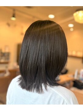 リエットヘア(Lie et.hair) 艶感ストレート×ナチュラルレイヤー #西尾市 #ヘッドスパ