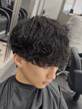 メンズフィール 心斎橋(MEN'S FEEL) シャドウパーマ波巻きツイストスパイラルワイルドパーマ
