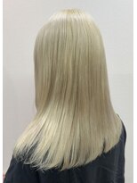 フェイス 石川町 (FACE)&nbsp;透明感ベージュでつくる上品ハイトーンカラー/ブリーチ/ブロンド