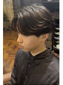 ニュアンスパーマ 毛流れセンターパート