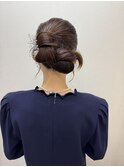 お呼ばれヘアセット　お宮参りヘアセット　20代 30代