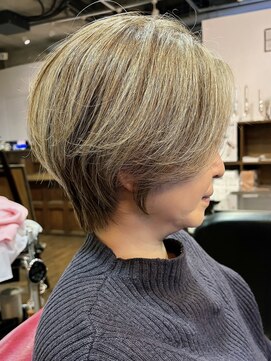 アクティフ(actif) お客様のリアルなショートヘアスタイル　60代【名古屋駅actif】