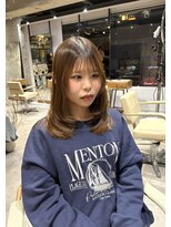 エッセ 大阪梅田茶屋町店(esse) 【梅田】フェイスレイヤー×ベージュカラー