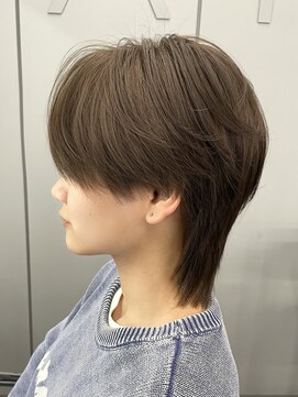 ナレ(NARE) 【NARE NOE】韓国風ウルフ×オリーブグレージュ