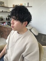 シラス(SiLasu)&nbsp;波巻きツイスパ ミックスパーマ×マッシュ/メンズ/メンズパーマ