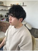 波巻きツイスパ ミックスパーマ×マッシュ/メンズ/メンズパーマ