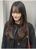 レイヤーカットウルフカットボブグレージュオリーブべージュ
