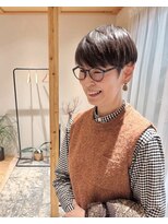 ヒト(hito)&nbsp;hito/ 大人ナチュラルショート×明るめグレージュ