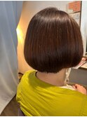 大人可愛いショートボブ