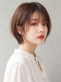 ヘアーアンドメイク シーク 吉祥寺(HAIR&MAKE SeeK)の写真/褒められるショートNo,1♪丸み くびれショート叶えます。360°どこから見ても綺麗なショートは似合せが全て