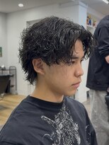 ルーストデラックス 京都河原町三条(ROOST dx)&nbsp;MEN’S HAIR/波巻ツイストスパイラル/フェザーパーマ/京都河原町