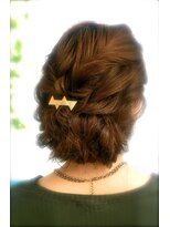 ヘアメイクサロンシャルメ(Hair Make Salon CHARMER)&nbsp;結婚式☆二次会★CHARMERシニヨンスタイルヘアセット