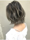 バレイヤージュオリーブアッシュベージュピンクアッシュブラウン