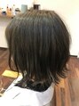 アグ ヘアー デイジー 仙台駅前店(Agu hair daisy) 外ハネ、ハイライトカラー♪お手入れも楽チンです。