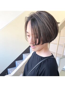 チクロヘアー(Ticro hair) 【ticro大石】ショートハイライト