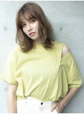 《SAKI》ひし形小顔bob ☆ココアブラウン