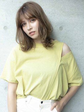 ヘアサロン ガリカ 表参道(hair salon Gallica) 《SAKI》ひし形小顔bob ☆ココアブラウン