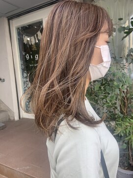 ジジ ヘアワークス(gigi hair works) highlight×beige☆