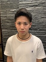 ヒロギンザバーバーショップ 丸の内店(HIRO GINZA BARBER SHOP)&nbsp;前あげアップバング　ツーブロック