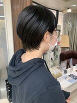 クオリス 上板橋店(QUALIS) ショートヘア★黒髪/ボブ/耳かけショート/ツヤ髪/10代/20代