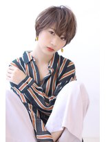 オーロ 宝塚店(ORO)&nbsp;耳かけショート濡れ髪抜け感ミニボブクールショートくびれヘア