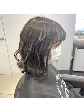ネオヘアー 京成曳舟店(NEO Hair) 外ハネミディ×モカグレージュ【木村】