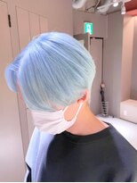 ペレ 渋谷(PELE)&nbsp;YU10_ペールブルー ブリーチ3回~