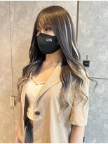 ガルボ ヘアー(garbo hair) #高知 #美容室 #ハイライト #外国人風 #コテ巻き #10代 #20代