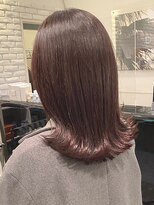 ディフィーノ 青山(DIFINO)&nbsp;【DIFINO青山】艶ピーチブラウン×くびれミディアム