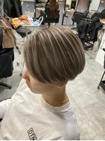 ラフ 難波店(LAFF) #黒髪#ボブルフ#ネビージュ#小顔#ワンレン