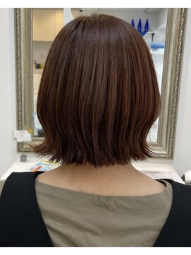 アルターシェリー(aL-ter che'rie) オレンジ×外ハネ[津田沼駅/髪質改善/インナーカラー/前髪]