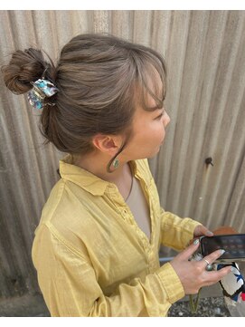 アントルポ(entrepot) ざっくりお団子 ミルクティーベージュ