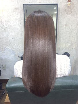 オロ(ORO) 透け感シアーブラウン×髪質改善