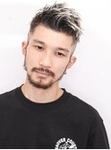 束感ショートマッシュパーマウルフ波巻きハイライト 29