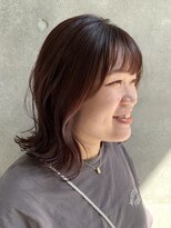 デューヘアー(due hair) ふんわりミディアム韓国風顔周りレイヤースタイル