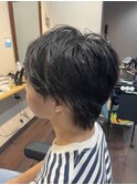 初パーマを、スペインパーマで!
