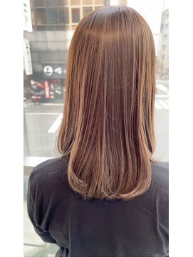 エアー 銀座タワー(AIR) 大人ボブスタイル/ワンホンヘア/くびれヘア/小顔ヘア【榛葉】