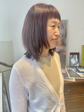ヘアーアイストゥーレ(HAIR ICI TRE) 大人美人艶カラーベージュ小顔カット透明感レイヤーロング