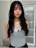 ストレートアイロンで作るウェーブヘア