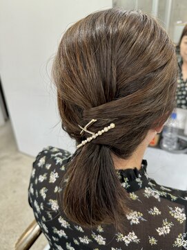 ヘアー アイス 御器所本店(HAIR ICI) お呼ばれアレンジ♪20代30代40代大人可愛いタイト