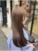 不動の人気ブラウンカラー/髪質改善トリートメント/ロング