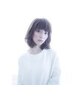 <白髪染めでもツヤツヤにしたいを叶える>小顔カット＋カラー￥12100→￥8470