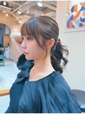 ミディアム/韓国風/レイヤーカット/顔回りカット/柏駅