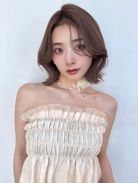 ロンドヴァリー 渋谷店(Lond vallee) ウェーブミディアム似合わせカットメルティカラーボブ/渋谷