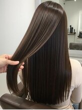 ソンノ(sonno) ダークショコラカラー 美髪 髪質改善 ロングヘア ストレートヘア