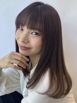 ヴィオットバイサロン(Viot by Salon)&nbsp;ナチュラルロング/前髪あり/小顔サイドバング