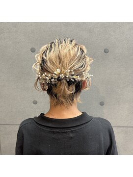 ヘアメロウ ココ(hair mellow CoCo...) パーティーハーフアップヘアアレンジ