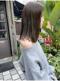 スモーキーなオリーブグレージュ！赤み除去！
