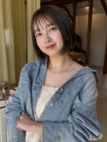 ミッケ(mikke)&nbsp;ボブ×ミントアッシュカラー