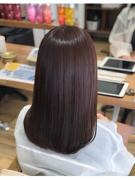 フレイムス ヘアアンドリラックス 南越谷店(Frames hair&relax) *pink×brown*